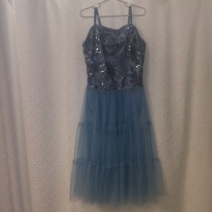 Ice blue costume
